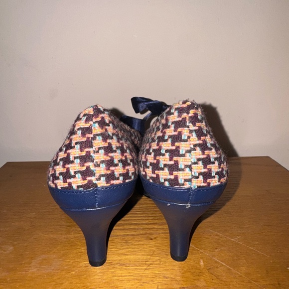 Poetic License Blue and Patterned Ribbon Flats - Picture 5 of 6